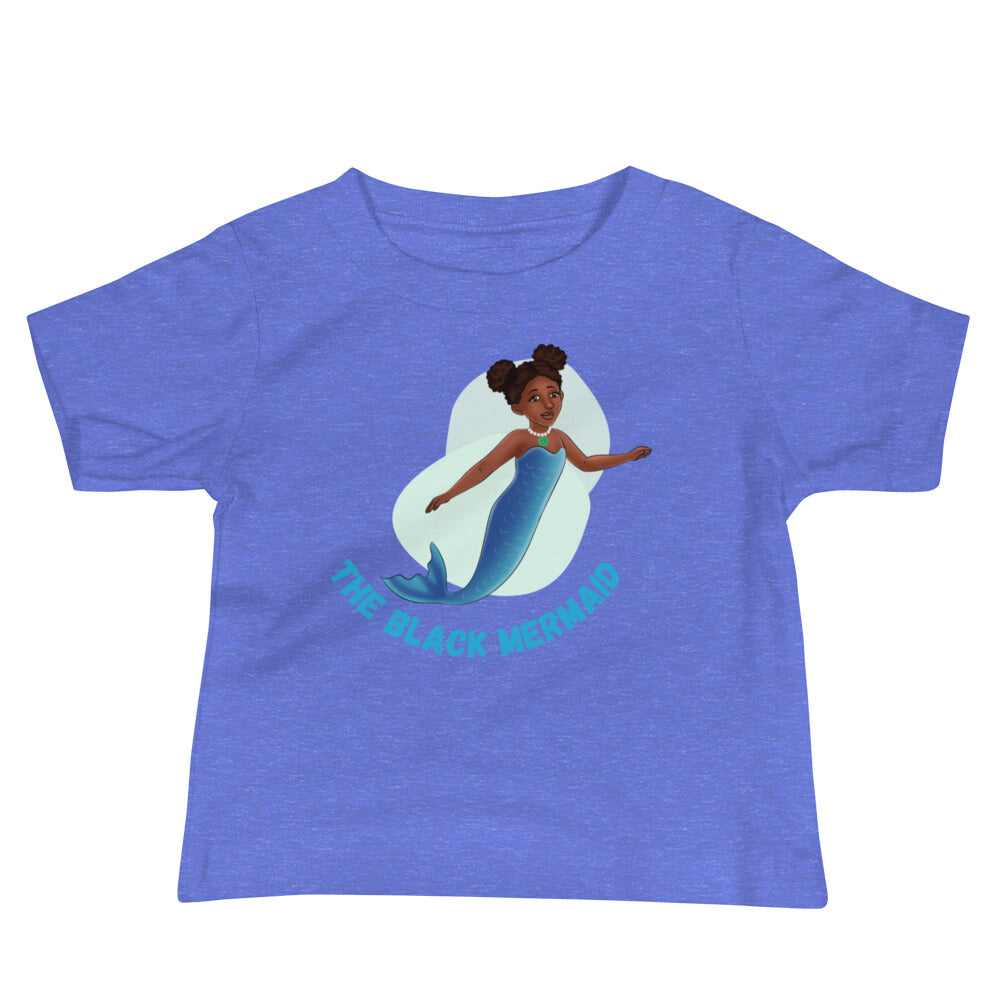 Buy Afro Blue Baby Tee in USA - Pre-toddler - The Black Mermaid